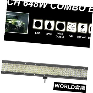 LEDCgo[ 32 "648W LED[NCgo[쓮vR{r[It[hSUV UTV 4WD 12V 24V 32" 648W LED Work Light Bar Driving Lamp Combo Beam Offroad SUV UTV 4WD 12V 24V