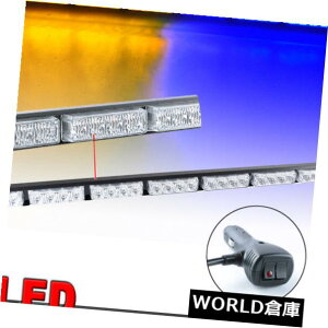 LEDCgo[ 35 "36" 32 LEDAo[Yu[ً}xʃAhoCU[Xg{Cgo[ 35" 36" 32 LED Amber Y Blue Emergency Warning Traffic Advisor Strobe Light Bar