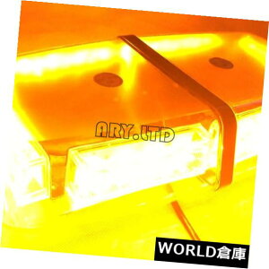 LEDCgo[ 24LEDԂ̃gbNً}̕Wo[Xg{xvߐF12V / 24V 24 LED Car Truck Emergency Beacon Light Bar Strobe Warning Lamp Amber 12V/24V
