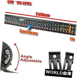 LEDCgo[ 45 "480W LED[NCgo[R{r[It[hSUV UTVfA[vWFN^[Y 45" 480W LED Work Light Bar Combo Beam Offroad SUV UTV Dual Row Projector Lens