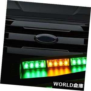 LED���C�g�o�[ 34 32 LED�J�[�ً}�x���o�C�U�[�����f�b�L�X�g���{���C�g�o�[�A���o�[Y�O���[�� 34 32 LED Car Emergency Warning Visor Split Deck Strobe Light Bar Amber Y Green �y���s�A���i�z