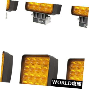 LEDCgo[ 10X 48W̍^̐`LED̃Cgo[̉^]̃W[ṽ{[g5Ďw@̃It[h̉F 10X 48W Flood Square LED Light Bar Driving Jeep Boat 5D Opticals Offroad Yellow