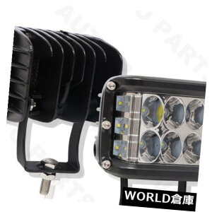 LEDCgo[ 45WL[uTChV[^[LED[NCgo[ԃgbNIt[hhCrOtHOv4 " 45W Cube Side Shooter LED Work Light Bar Car Truck Offroad Driving Fog Lamp 4"