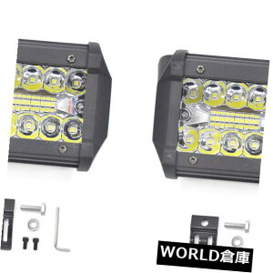 LEDCgo[ 2{4C`60WN[LED[NCgo[R{r[It[h4WDgbNhCrOv 2pcs 4inch 60W CREE LED Work Light Bar Combo Beam Offroad 4WD Truck Driving Lamp