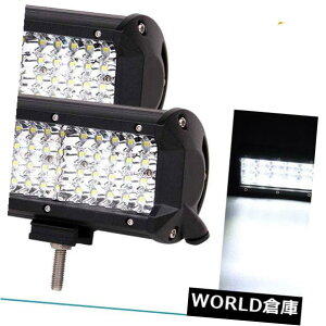 LEDCgo[ 2×7C`LED[NCgo[^It[htHO^]ƃo[v4X4WDgbN 2x 7inch LED Work Light Bar Flood Offroad Fog Driving Work Bars Lamp 4X4WD Truck