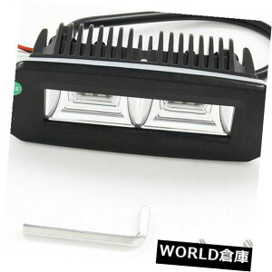 LEDCgo[ 40WIt[htbV}EgLED[NCgo[|bhtbhtBbgsbNAbvg[[{[g 40W Off-Road Flush Mount LED Work Light Bar Pods Flood Fit Pickup Trailer Boats