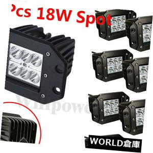 LEDCgo[ It[hW[vSUVgbNԂ̂߂103inch-5inch 18WX|bgLEDƃCgo[ 10Pcs 3inch-5inch 18W Spot LED Work Light Bar for Off road Jeep SUV Truck Car