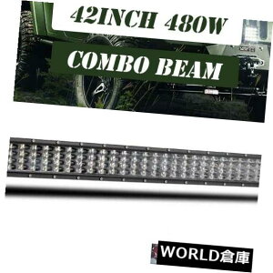 LEDCgo[ 42 "480W LED[NCgo[X|bg^R{hCrOvIt[hSUV UTV ATV 42" 480W LED Work Light Bar Spot Flood Combo Driving Lamp Offroad SUV UTV ATV