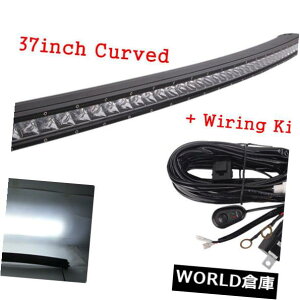 LED���C�g�o�[ �Ȃ���ꂽ37 180W�̓��C�g�o�[�̓_�̒P��̗�̃I�t���[�h4X4WD +�z���L�b�g100-300W�𓱂��܂��� Curved 37'' 180W Led Light Bar Spot Single Row Offroad 4X4WD+Wiring Kit 100-300W �y���s�A���i�z