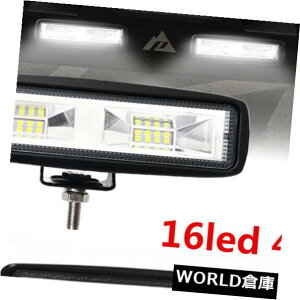 LEDCgo[ h6C`80W LED̎dCg^̃r[o[̉^]̖v 6inch 80W LED Work Light Flood Beam Bar Driving Fog Lamp Offroad 4WD Waterproof