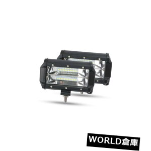 LEDCgo[ ̔2s[Xjo[T12{g72bgledԂ̎dCgIt[hgN^[[NCgvo[ sale 2pc Universal 12V 72W LED Car Work Light Offroad Tractor Worklight Lamp Bar