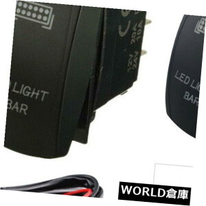 LEDCgo[ Cgo[I/ItX|bg[U[bJ[XCb`+ 40A[zn[lXLED IP65 Light Bar On/Off Fog Spot Laser Rocker Switch+ 40A Relay Wiring Harness LED IP65