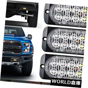 LED���C�g�o�[ 4×12 LED�X�g���{���C�g�o�[�g���b�N�n�U�[�h�r�[�R���t���b�V���x���ً}�����v�A���o�[ 4X 12 LED Strobe Light Bar Truck Hazard Beacon Flash Warn Emergency Lamp Amber �y���s�A���i�z