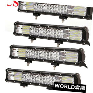 LEDCgo[ 4{20C`288WR{LED[NCgo[X|bgtbhW[vgbN{[gSUV CAR DE 4pcs 20inch 288W Combo LED Work Light Bar Spot Flood Jeep Truck Boat SUV CAR DE