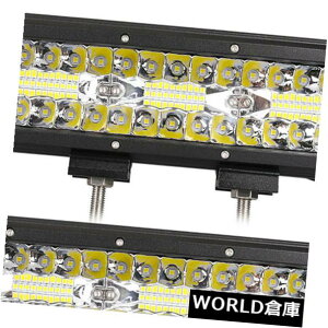 LEDCgo[ 2×180bg9C`N[LEDƃCgo[X|bg^gbNSUV 4WDIt[h^] 2x 180w 9 Inch CREE LED Work Light Bar Spot Flood Truck SUV 4WD Offroad Driving