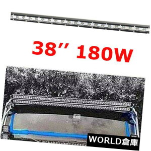 LEDCgo[ ɓx̏^38 "180W̓Cgo[̃R{̒P̗̎d̃hCrOECg4x4 SUV𓱂܂ Super Mini 38'' 180W Led Light Bar Combo Single Row Work Driving Lights 4x4 SUV