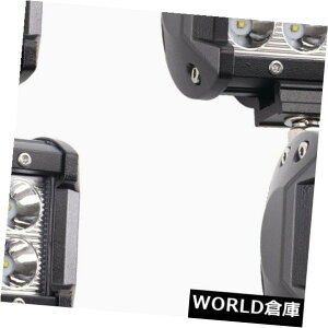LEDライトバー 4インチ18ワットクリーLEDスポットワークライトバートラック運転4インチのフォグランプ1500LMジープ 4pcs 18W CREE LED Spot Work Light Bar Truck Driving 4''inch Fog Lamp 1500LM Jeep