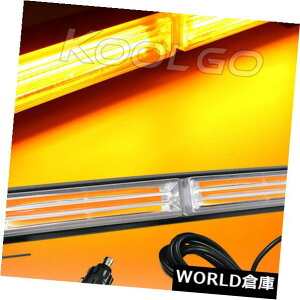 LEDCgo[ 36W䎲LEDً}nU[hxtbVXg{r[RCgo[Ao[12 / 24V 36W COB LED Emergency Hazard Warning Flash Strobe Beacon Light Bar Amber 12/24V