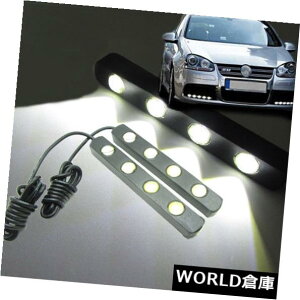 LEDCgo[ 2×zCgJ[fC^CjOtHOLEDCg4W 4-LED 11cmC[OACo[DRL 2 x White Car Daytime Running Fog LED Light 4W 4-LED 11cm Eagle Eye Bar DRL