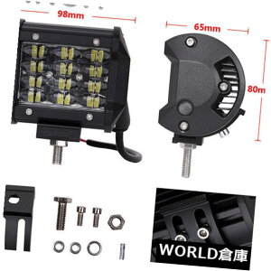 LEDCgo[ 472W 12 LEDR{Cgo[X|bgtbhATVIt[hhCrOv4C`4C` 4-Row 72W 12 LED Combo Light Bar Spot Flood ATV Offroad Driving Lamp 4 Inch 4"