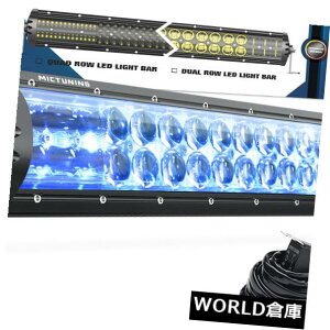 LEDCgo[ @M1S 19 "IceBlue}[J[tLEDCgo[ԃgbNIt[hhCrOCg Magical M1S 19" LED Light Bar Car Truck Offroad Driving Lights w/ IceBlue Marker