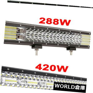LEDCgo[ P2/320C`90bg126bg288bg420bgIt[hledCgo[pgbNW[v Single 2/3 ROW 20inch 90w 126w 288w 420w offroad led light bar for trucks jeep