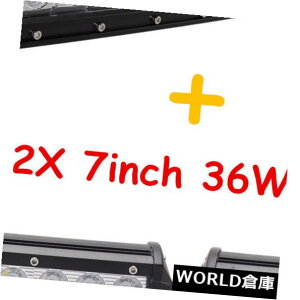 LEDCgo[ 52 "300WJ[uLEDCgo[2X 7C`36WX|bgIt[htH[hgbNv4WDI[g 52" 300W Curved LED Light Bar2X 7inch 36W Spot Offroad Ford Truck Lamp 4WD AUto
