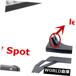 LEDCgo[ 50C`288bgLEDCgo[+ 18bg4 "|bhvtH[h4bguPbgpW[vYJO[ 50inch 288W LED Light Bar+18W 4" Pods Lamp Ford 4WD Bracket For Jeep YJ Wrangler