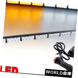 LEDCgo[ 35 "32 LEDً}nU[hxAhoCUXg{Cgo[Ao[zCgCG[ 35" 32 LED Emergency Hazard Warning Advisor Strobe Light Bar Amber White Yellow