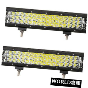 LEDCgo[ 2×7 D +gC - 20 '288 WR{LED[NCgo[X|bgtbhW[vgbN{[gSUV 2x7D+Tri-Row 20'' 288W Combo LED Work Light Bar Spot Flood Jeep Truck Boat SUV