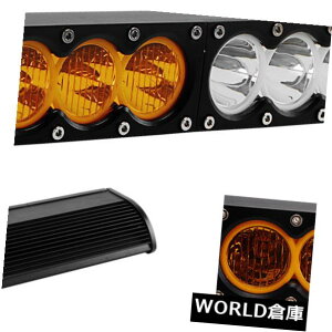 LEDCgo[ 17C`90W LEDCgo[tbhX|bgAo[/FVO[hCuIt[hv 17INCH 90W LED LIGHT BAR FLOOD SPOT AMBER/WHITE SINGLE ROW DRIVING OFFROAD LAMP