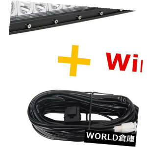 LEDCgo[ 30/32 "180WJ[uLEDCgo[It[h[NvX|bgtbhR{+zLbg 30/32" 180W Curved LED Light Bar Offroad Work Lamps Spot Flood Combo+Wirings Kit