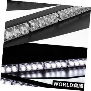 LEDCgo[ 34 "32 LEDԂً̋}xoCU[fbLXg{Cgo[zCg 34" 32 LED Car Emergency Warning Visor Split Deck Strobe Light Bar White