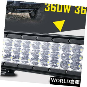 LEDCgo[ 12C`360  W 36  LED[NCgo[X|bgtbhR{It[hsbNAbvoATV 12INCH 360W 36 LED Work Light Bar Spot Flood Combo Offroad Pickup Van ATV