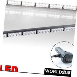 LEDCgo[ 31 "28 LEDԂً̋}xʌږ_ŃXg{Cgo[zCg 31" 28 LED Car Emergency Warning Traffic Advisor Flashing Strobe Light Bar White