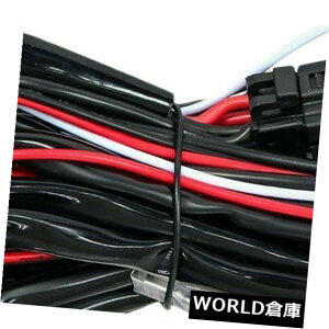 LEDCgo[ jo[TLEDCgo[zn[lXLbg12V 40AMP[ON / OFFXCb`P[u Universal LED Light Bar Wiring Harness Kit 12V 40AMP Relay ON/OFF Switch Cable