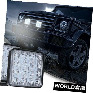 LED���C�g�o�[ 2×4�C���`��LED�R���{���C�g�o�[�t���b�h�r�[���u���o�[���[�t4×4 SUV�{�[�g�g���b�N 2x 4inch Car LED Combo Light Bar Flood Beam Bullbar Roof 4x4 SUV Boat Truck �y���s�A���i�z