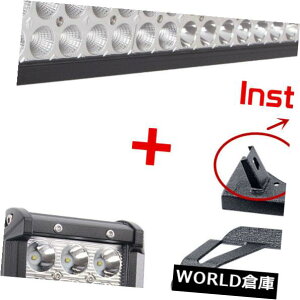 LEDCgo[ 50C`288W LEDCgo[+ 87-95W[vO[YJ}EguPbg+ 2X 4 "18W|bh 50inch 288W LED Light Bar+87-95 Jeep Wrangler YJ Mounting Bracket+2X 4" 18W Pods