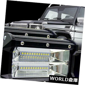 LEDCgo[ It[hW[vgbÑ{[ĝ߂2x 5in 72W̍^LED̎d̃Cgo[̉^]v 2x 5in 72W Flood LED Work Light Bar Driving Lamp For Jeep Truck Boat Offroad