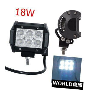 LED���C�g�o�[ 18W 6 LED��ƃ��C�g�o�[�X�|�b�g�t���b�h�r�[���I�t���[�h�h���C�r���O�t�H�OATV SUV�����v�V���� 18W 6 LED Work Light Bar Spot Flood Beam Off Road Driving Fog ATV SUV Lamps New �y���s�A���i�z