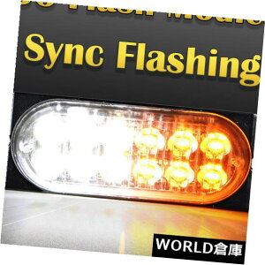LEDCgo[ 13 "30LEDً}x_uTChXg{tbVCgo[Ao[YzCg90W 13" 30LED Emergency Warning Double Side Strobe Flash Light Bar Amber Y White 90W