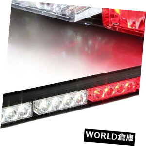 LEDCgo[ 18 "16 LEDً}x񎩓ʎLEDXg{Cgo[Ԕ 18" 16 LED Emergency Warning Auto Traffic Vehicle LED Strobe Light Bar Red White