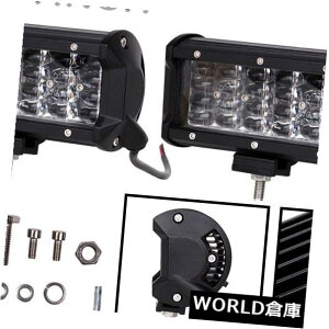 LEDCgo[ 2×7 "C`144WX|bgtbhLED[NCgo[{[ggbNIt[hSUV^]ATV 2x 7" Inch 144W Spot Flood LED Work Light Bar Boat Truck Offroad SUV Driving ATV