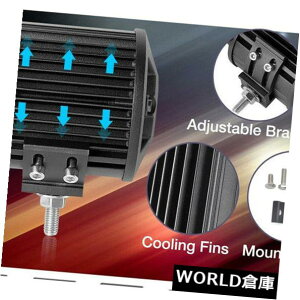 LEDCgo[ 2×72bgip68 ledƃCgo[^X|bgIt[hgbN^]suv{[gzbg 2x 72W IP68 LED Work Light Bar Flood Spot Offroad Truck Fog Driving SUV Boat Hot