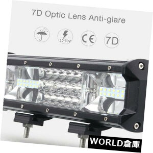 LEDCgo[ 12C`324WOLEDCgo[X|bgtbhr[It[hSUVhCrOtHO 12 Inch 324W Tri-Row LED Light Bar Spot Flood Beam Offroad SUV Driving Fog