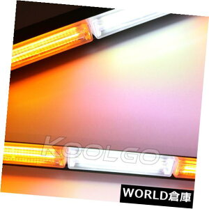 LEDCgo[ 18 "54W䎲LEDً}ʃAhoCU[Xg{Cgo[tbVAo[zCg 18" 54W COB LED Emergency Traffic Advisor Strobe Light Bar Flash Amber White