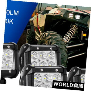 LEDCgo[ Nilight LED̃Cgo[4PCS 4C`18W 1260lm̍^̃tHOvAۏ2N Nilight LED Light Bar 4PCS 4 Inch 18W 1260lm Flood Fog Light 2 Years Warranty