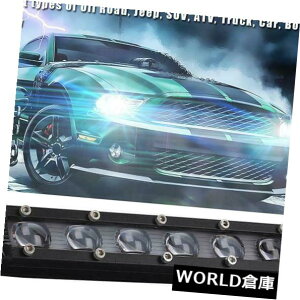 LEDライトバー 1ペア8インチ60ワットled作業ライトバーオフロードスポット洪水コンボビームドライビングフォグランプ 1Pair 8in 60W LED Work Light Bar Offroad Spot Flood Combo Beam Driving Fog Lamp