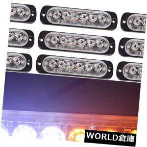 LED���C�g�o�[ 12�p�b�N6LED�X�����t���b�V�����C�g�o�[�I�[�g�J�[�ԗ��ً}�x��X�g���{�����v 12 Pack 6LED Slim Flash Light Bar Auto Car Vehicle Emergency Warning Strobe Lamp �y���s�A���i�z