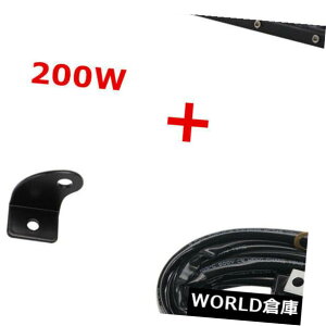 LEDCgo[ It[h4D +wׂ_+C[^]41inch 200W LED̃Cgo[̒P̗ 41inch 200W LED Light Bar Single Row Driving Offroad 4D+ Optical Slim SPOT+Wires